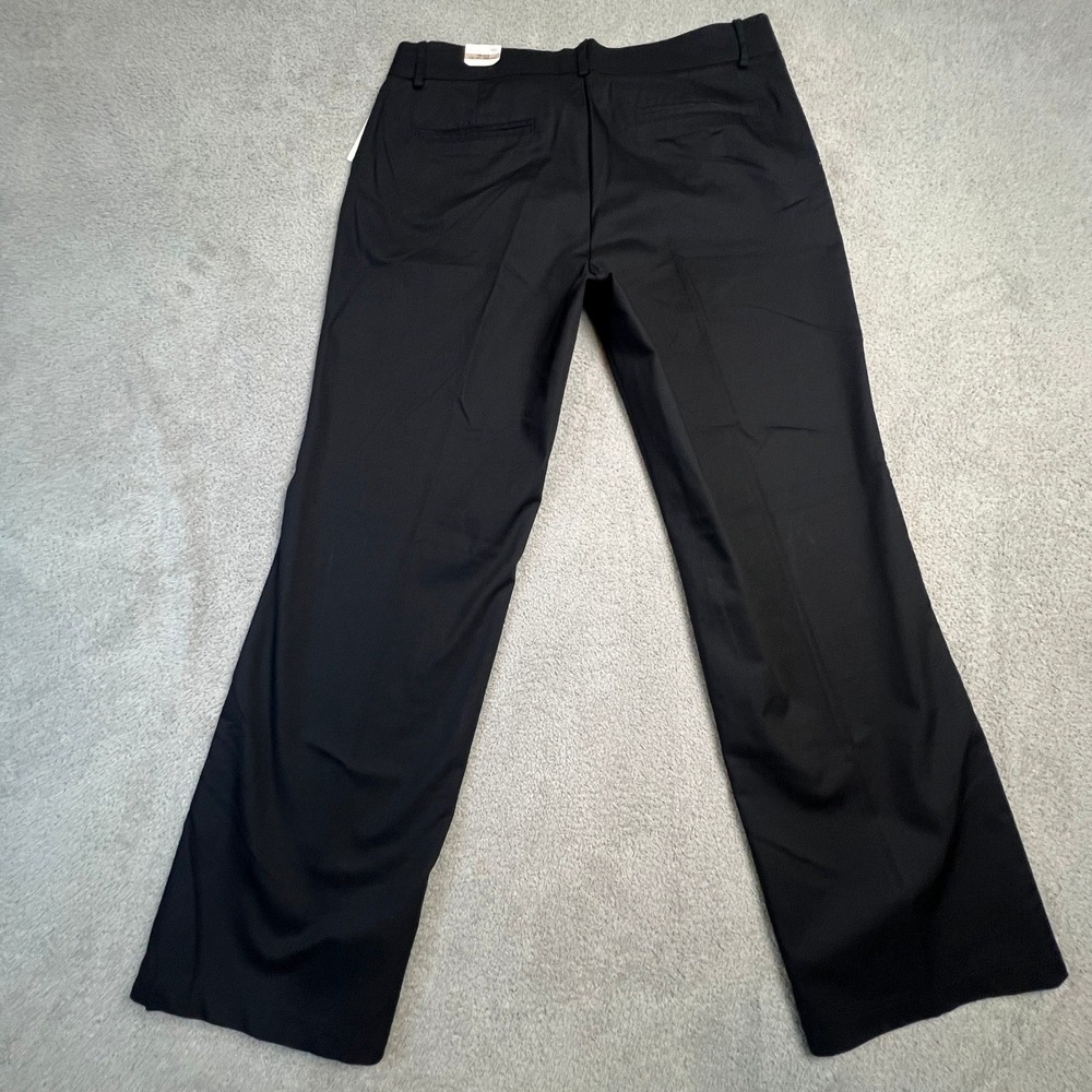 Dockers Metro Black Pants Womens 12 Trouser NWT Straight Leg Dress Slacks - Picture 5 of 13